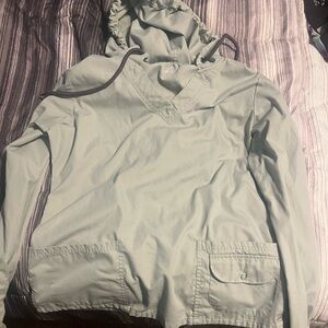 Women's Light green Hooded scrub top